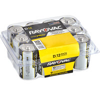 Rayovac ALD-12PPJ Ultra Pro Industrial D Alkaline Batteries   - 12/Pack