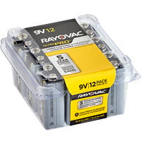 Rayovac AL9V-12PPJ Ultra Pro Industrial 9V Alkaline Batteries   - 12/Pack