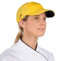 Headsweats Yellow Customizable 5-Panel Cap with Eventure Fabric and Terry Sweatband