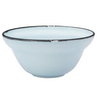 Luzerne Tin Tin by 1880 Hospitality L2105009797 12 oz. Blue Porcelain Soup Bowl - 12/Case