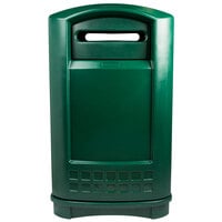 Rubbermaid FG396900DGRN Plaza Paper Square Recycling Container - Green