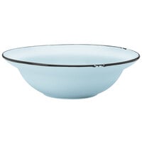 Luzerne Tin Tin by 1880 Hospitality L2105009740 18 oz. Blue Porcelain Entree Bowl - 12/Case