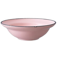 Luzerne Tin Tin by 1880 Hospitality L2101003751 25 oz. Pink Porcelain Pasta Bowl - 12/Case