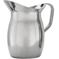 American Metalcraft BPG101 100 oz. Stainless Steel Bell Pitcher with Ice Guard