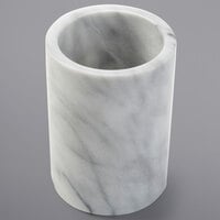 American Metalcraft MWC57WHITE 5 inch White Marble Wine Cooler