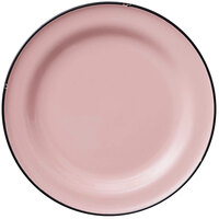 Luzerne Tin Tin by 1880 Hospitality L2101003152 10 3/4" Pink Porcelain Plate - 12/Case