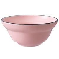 Luzerne L2101003797 Tin Tin 12 oz. Pink Porcelain Soup Bowl by Oneida - 12/Case