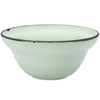 Luzerne Tin Tin by 1880 Hospitality L2104009701 9 oz. Green Porcelain Cereal Bowl - 48/Case