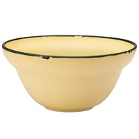 Luzerne Tin Tin by 1880 Hospitality L2103006701 9 oz. Yellow Porcelain Cereal Bowl - 48/Case