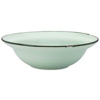 Luzerne Tin Tin by 1880 Hospitality L2104009740 18 oz. Green Porcelain Entree Bowl - 12/Case