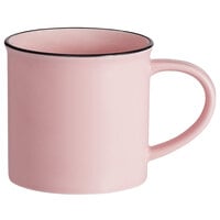Luzerne Tin Tin by 1880 Hospitality L2101003042 1 oz. Pink Porcelain Coffee Mug - 36/Case