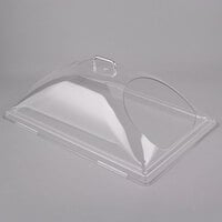 Cambro DD1220ECW Camwear 12" x 20" Clear Dome Display Cover with 1 End Cut