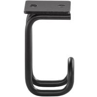Safco 2254BL Black Accessory Hook   - 6/Pack