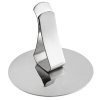 Vollrath 46794 1 3/4 inch Tall Stainless Steel Clamp-Style Menu / Card Holder