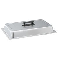 Vollrath 77200 Full Size Stainless Steel Steam Table / Hotel Pan Dome Cover with Black Kool-Touch Handle