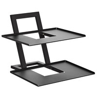 Vollrath ANSTAND Cubic 21 1/2" x 21" Angled Modular Display Stand with (2) 17" Shelves
