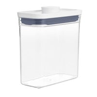 OXO 11234900 Good Grips 1.2 Qt. POP Slim Rectangular Container with White POP Lid