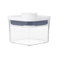 OXO 11236700 Good Grips .4 Qt. POP Mini Square Canister with White POP Lid