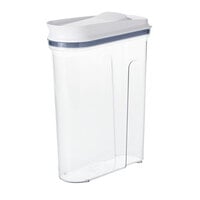 OXO Pop 1.2qt Plastic Slim Rectangle Airtight Food Storage Container White