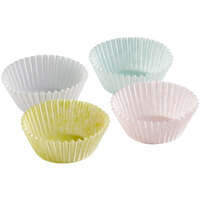 1 3/4" x 1" Assorted Colors Pastel Baking Cups - 1000/Pack