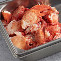 Boston Lobster Company 4 lb. Fresh Claw and Knuckle Lobster Meat - 2/Case