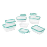 OXO 11179700 Good Grips 16-Piece Smart Seal Container Set with Leak Proof Snap On Lids