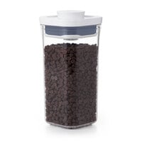 OXO 11234200 Good Grips .5 Qt. POP Mini Square Canister with White POP Lid