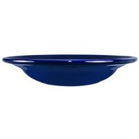 International Tableware CA-3-CB Cancun 10 oz. Cobalt Blue Stoneware Deep Rim Soup Bowl - 24/Case