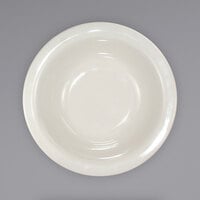 International Tableware RO-10 Roma 13 oz. Ivory (American White) Rolled Edge Stoneware Grapefruit Bowl - 36/Case