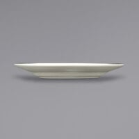 International Tableware FL-8GF Florentine 9 inch Gold Rim Ivory (American White) Stoneware Plate - 24/Case
