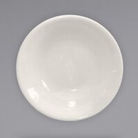 International Tableware RO-11 Roma 5 oz. Ivory (American White) Rolled Edge Stoneware Fruit Bowl - 36/Case