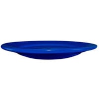 International Tableware CA-7-CB Cancun 7 1/8 inch Cobalt Blue Stoneware Rolled Edge Wide Rim Plate - 36/Case