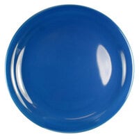 International Tableware CAN-16-LB Cancun 10 1/2 inch Light Blue Stoneware Rolled Edge Narrow Rim Plate - 12/Case