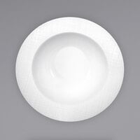 International Tableware DR-10 Dresden 10.5 oz. Bright White Stoneware Grapefruit Bowl - 24/Case