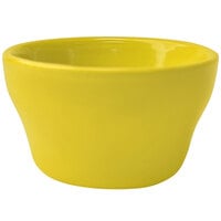 International Tableware CA-4-Y Cancun 7.25 oz. Yellow Stoneware Bouillon - 36/Case