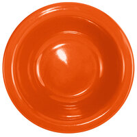 International Tableware CA-10-O Cancun 13 oz. Orange Stoneware Grapefruit Bowl - 36/Case