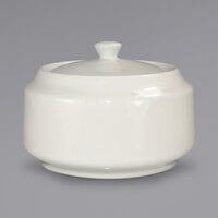 International Tableware RO-61 Roma 13 oz. Ivory (American White) Sugar Bowl - 12/Case