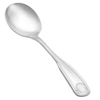 Vollrath 48205 Mariner 6 1/8 inch 18/0 Stainless Steel Extra Heavy Weight Bouillon Spoon - 12/Case