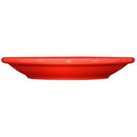 International Tableware CAN-2-CR Cancun 5 1/2 inch Crimson Red Stoneware Narrow Rim Saucer - 36/Case
