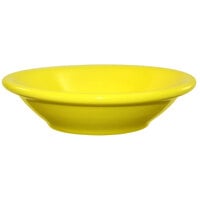 International Tableware CAN-11-Y Cancun 5 oz. Yellow Stoneware Fruit Bowl - 36/Case