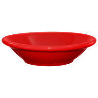 International Tableware CAN-11-CR Cancun 5 oz. Crimson Red Stoneware Fruit Bowl - 36/Case