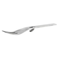 Front of the House FSF015BSS23 5 1/4 inch 18/10 Stainless Steel Extra Heavy Weight Hanging Taster Fork   - 12/Case