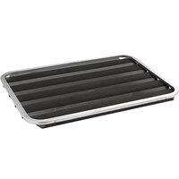 Sasa Demarle EEGK660457-5-00 5 Loaf Non-stick Tradisole Hearth Baguette / French Bread Pan - 26 inch x 3 inch x 1 inch Compartments