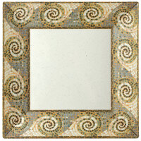 GET ML-92-MO 16 inch Square Mosaic Plate - 6/Case