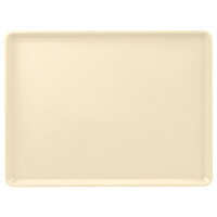 Cambro 1216D537 12 inch x 16 inch Cameo Yellow Dietary Tray - 12/Case