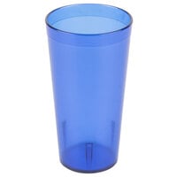 Carlisle 522047 Stackable 20 oz. Royal Blue SAN Plastic Tumbler - 6/Pack