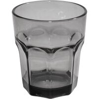 Carlisle 581218 Louis 12 oz. Smoke SAN Plastic Tumbler - 24/Case