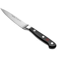 Wusthof 1040133410 Classic 4" Forged Wide Smooth Edge Paring Knife with POM Handle