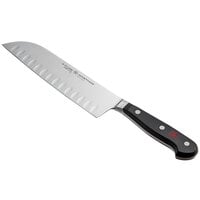 Wusthof 4183-7 Classic 7" Forged Hollow Edge Santoku Knife with POM Handle