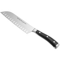 Wusthof 1040331317 Classic Ikon 7 inch Forged Hollow Edge Santoku Knife with POM Handle